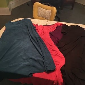 Lot of Eileen Fisher Tunic Shirts